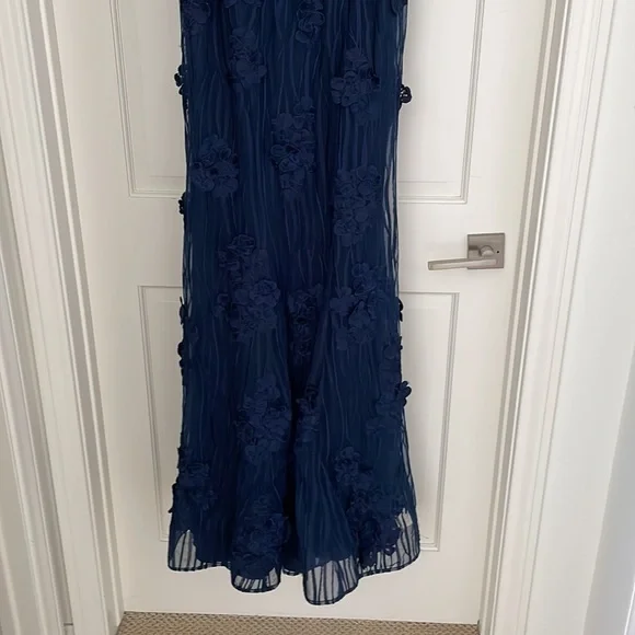 NWT Basix Black Label Navy dress - Picture 3 of 9